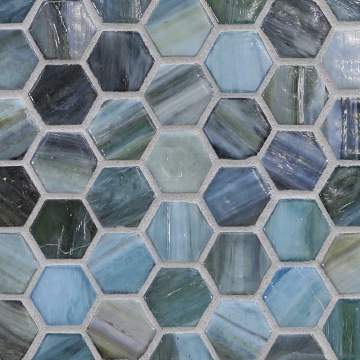 Agate 1 Inch Hexagaon / Color - Firenze Pearl