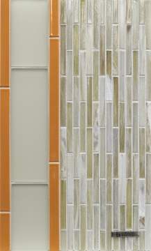 Tomei 3 x 9 Cloth Silk, Ka-nu Liner Coral Reef, Agate ½ x 4 Cortona Pearl