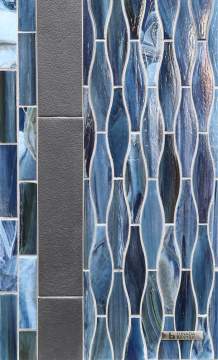 Agate Taiko & 1 x 4 Portofino Pearl, Graphite 2½ x 9½ Black Iron