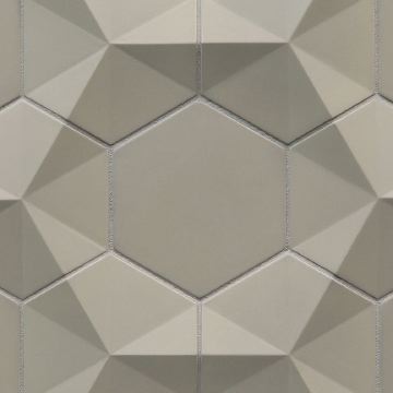 Contourz Fanfare Hex (4") and 4" Hex mix • Color: Ginger Route