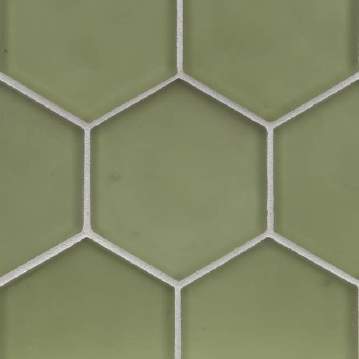 Flux 4 inch Hex / Color - Sage Silk