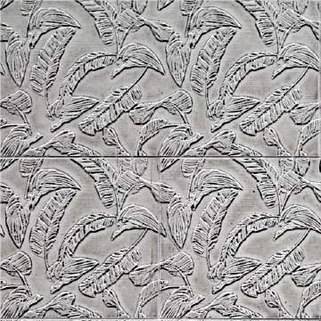 Color: Silver Thread • Pattern: Palm Retreat