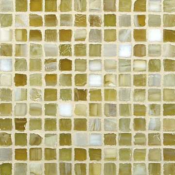 Marbleized ½ x ½ Mini Mosaic / Color - Butterscotch Silk