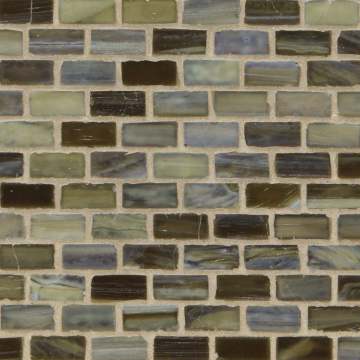 Marbleized ½ x 1 Mini Brick / Color - Suede Silk