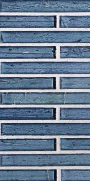Mizumi ½ x 4 Brick / Color - English Blue Natural