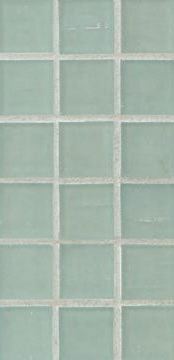 Mizumi 1 x 1 Mosaic / Color - Sea Blue Silk