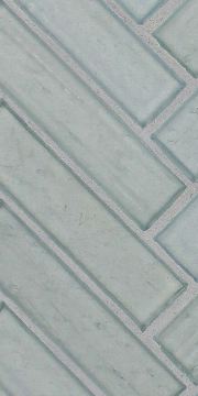 Mizumi 1 x 4 Herringbone / Color - Baby Blue Natural