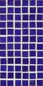 Mizumi ½ x ½ Mini Mosaic / Color - Murano Blue Silk