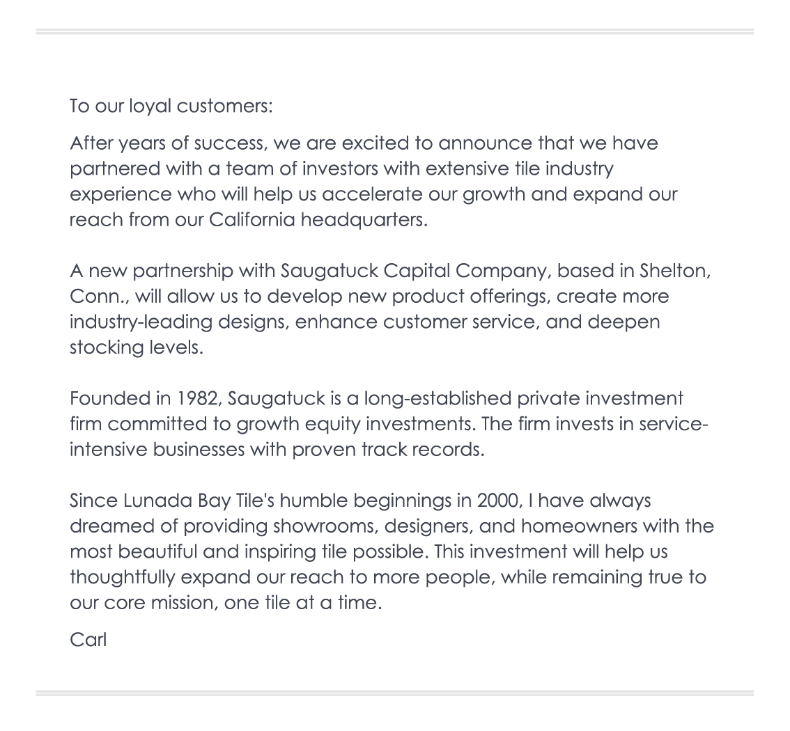 Letter From Carl