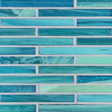 Shibui ½ x 4 Brick / Color - Turquoise Natural