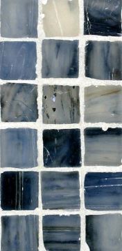 Sumi-e 1 x 1 Mosaic / Color - Kyoto Silk