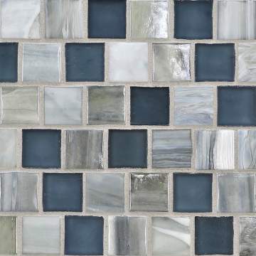 Tommy Bahama<sup>®</sup> 1 x 1 Offset Mosaic / Color - Twillingate Twillingate