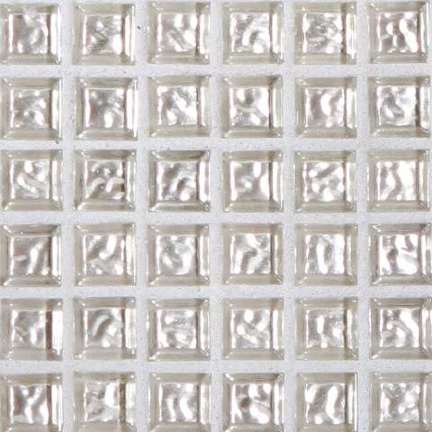 Venetian ½ x ½ Mosaic / Color: White Gold / Finish: Wave (LIMITED TO STOCK ON HAND)